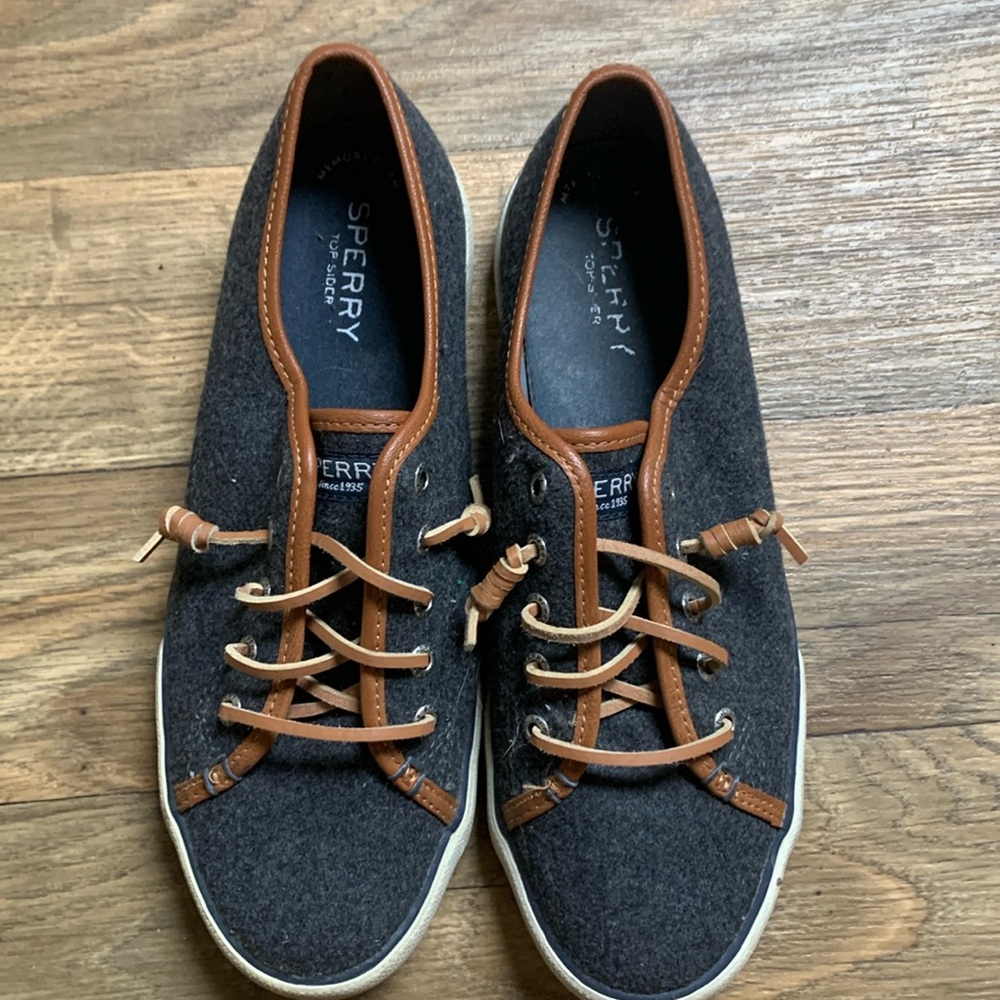 Sperry Gray and Brown Women's Shoes